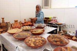Gateau traditionnels de Bider, Foire nationale de la femme artisane à Tlemcen