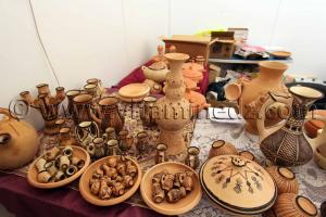 Ustensiles de cuisine en terre cuite, Poterie de Bider, Msirda Fouka, Foire nationale de la femme artisane à Tlemcen