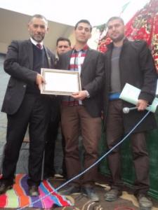 Remise de tableaux d'honneur