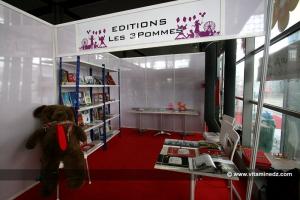 Maison d\'édition Les 3 Pommes présente au Festival Lire en Fête à Tlemcen, Palais des expositions, El Koudia