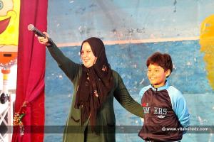 Animations pour enfants au Festival Lire en Fête à Tlemcen, Palais des expositions, El Koudia