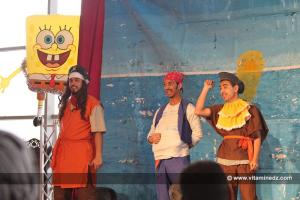 Pièce de théatre au Festival Lire en Fête à Tlemcen, Palais des expositions, El Koudia