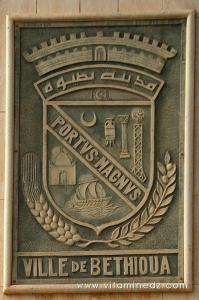 Blason armoirie de Bethioua anciennement Portus Magnus, Vieil Arzew, puis Saint-Leu