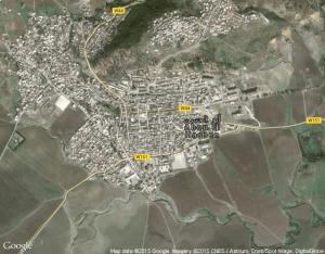 Photo satellite d'Abou El Hassen (Chlef)