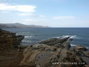 Plage du coté d\'Azefoun, cap corbelin