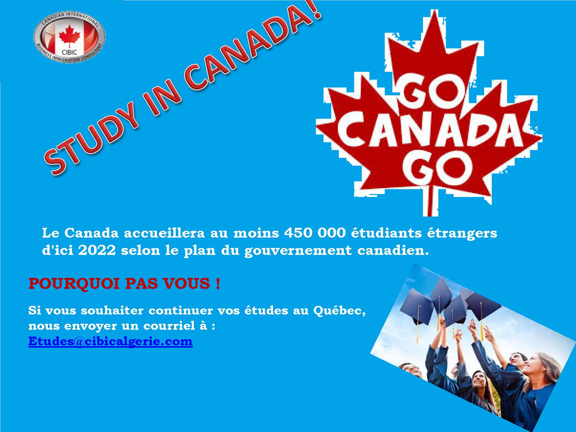 ÉTUDIER AU CANADA