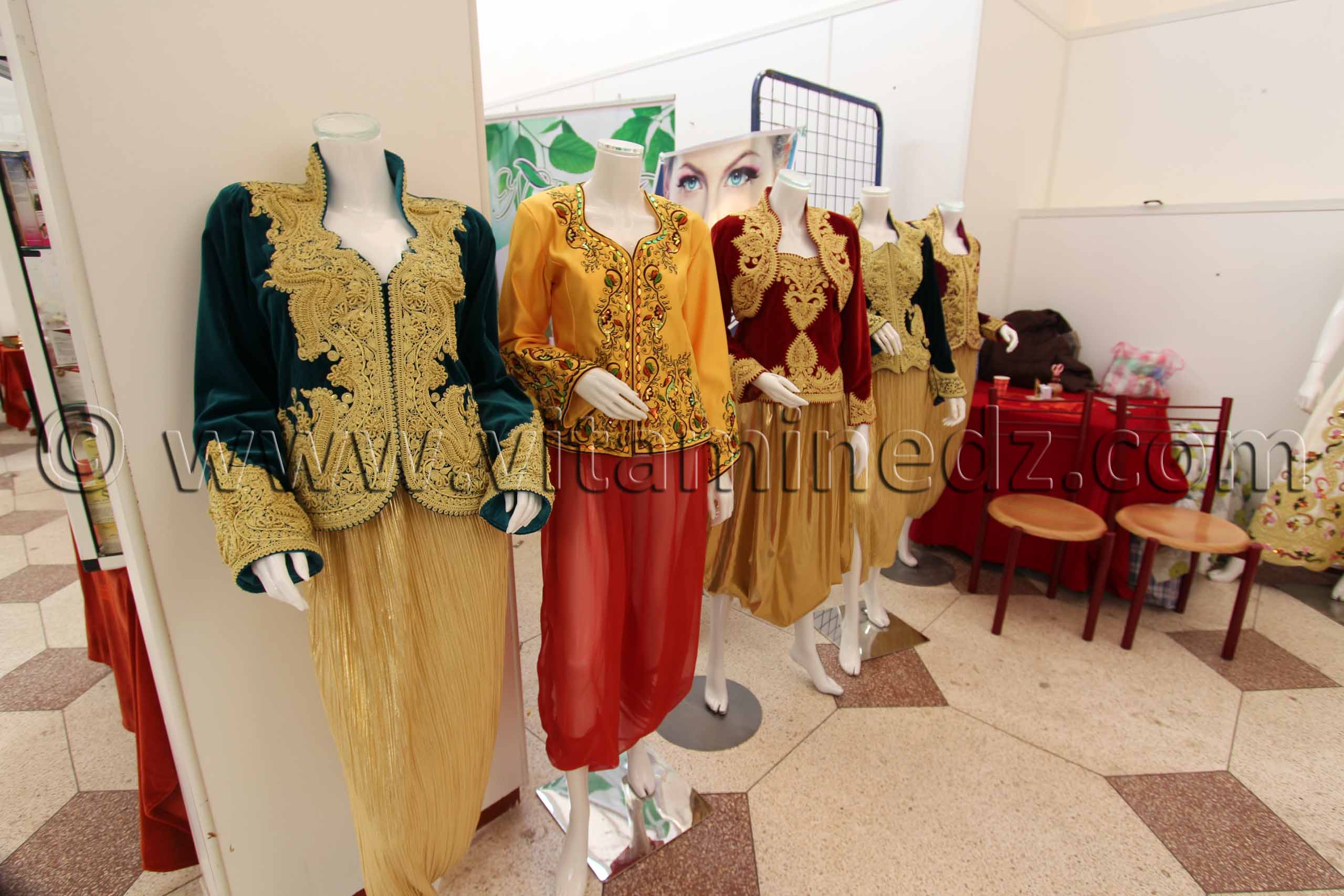 Constantinoise (Ksentiniya) Fergani, Karakous, Robes, caftans de Constantine, Foire nationale de la femme artisane à Tlemcen