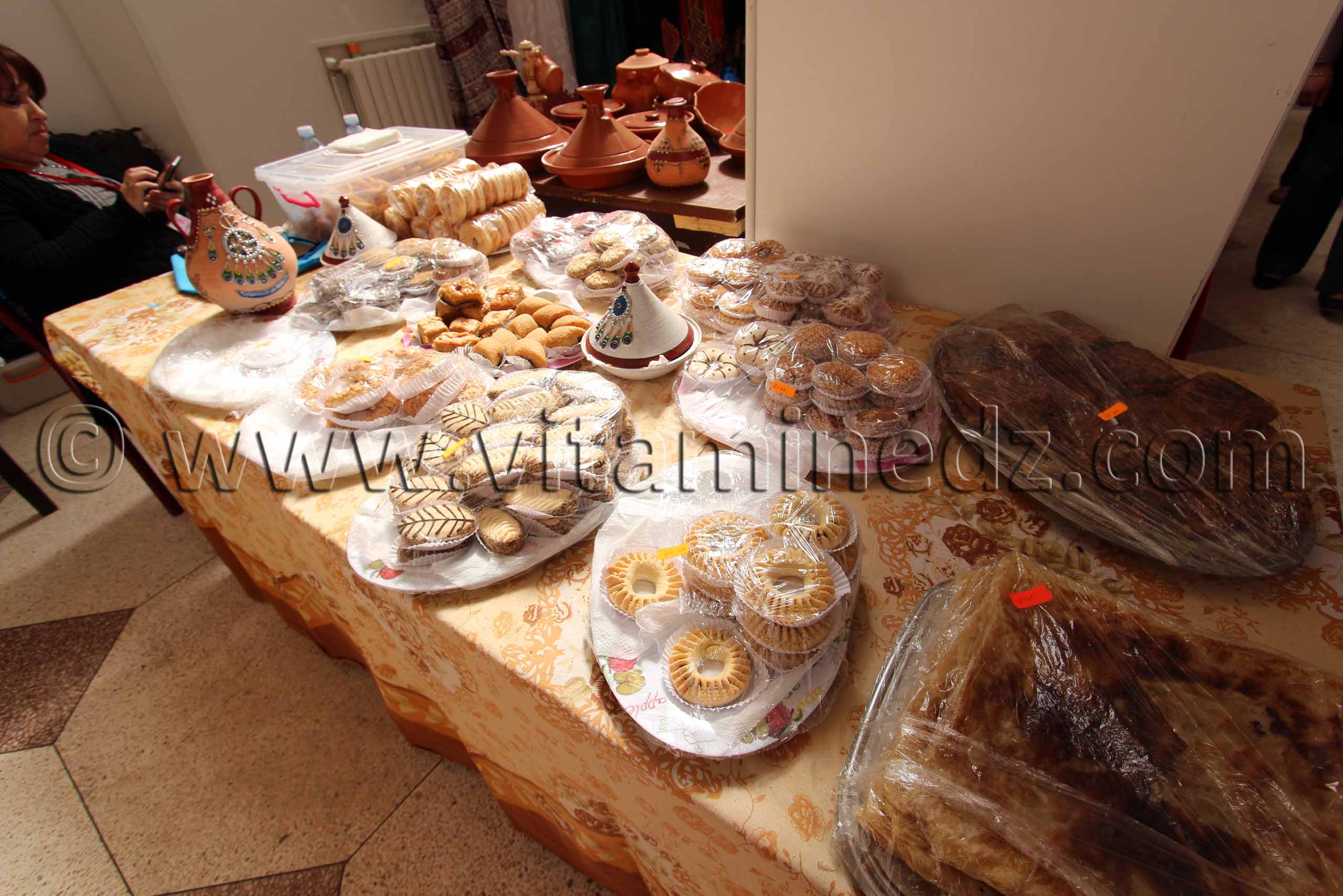 Gateau traditionnels et modernes de Tizi Ouzou, Foire nationale de la femme artisane à Tlemcen