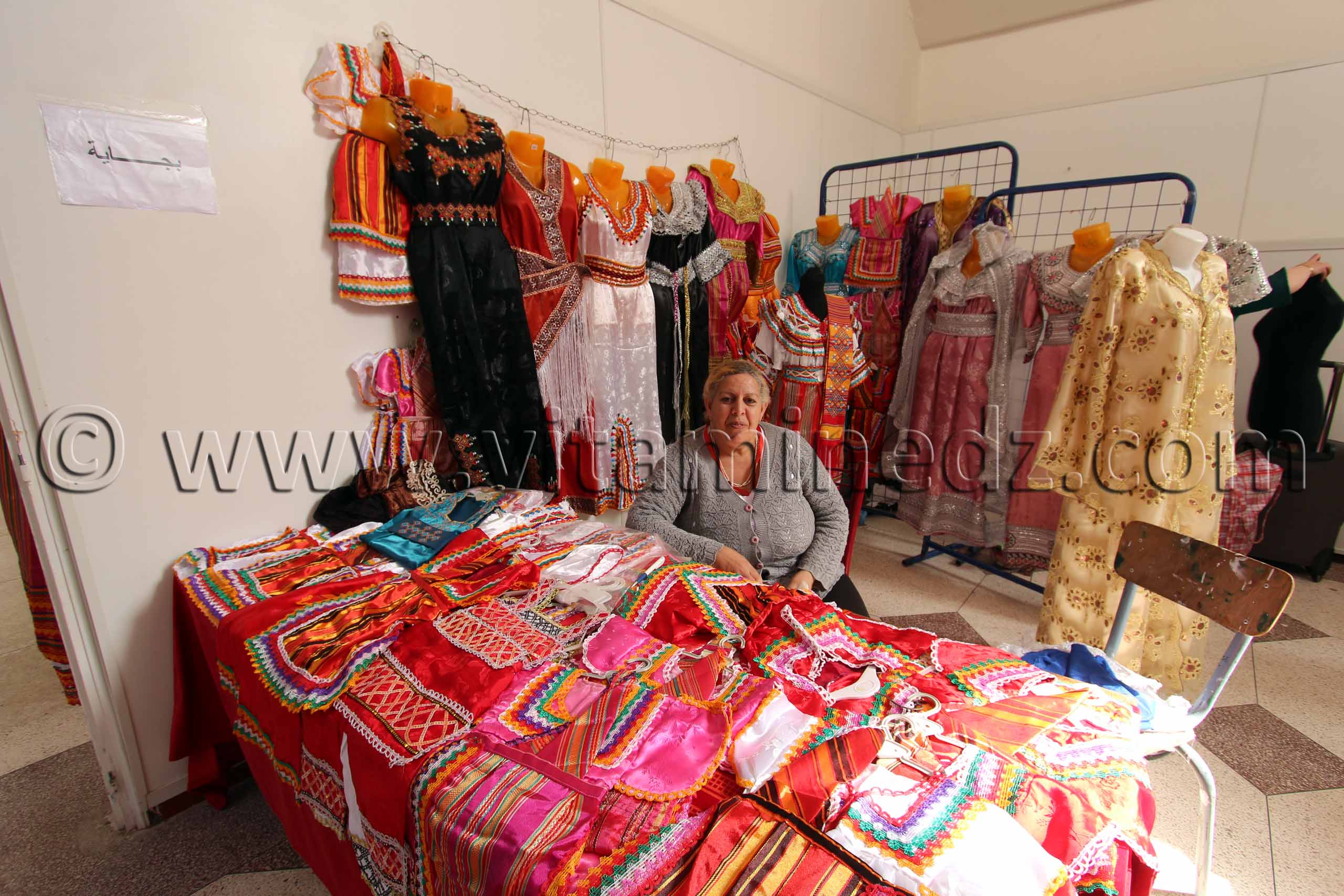 Photos Robes kabyles de Béjaia, Foire nationale de la femme artisane à Tlemcen