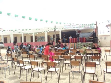 Préparatifs de la cérémonie de commémoration