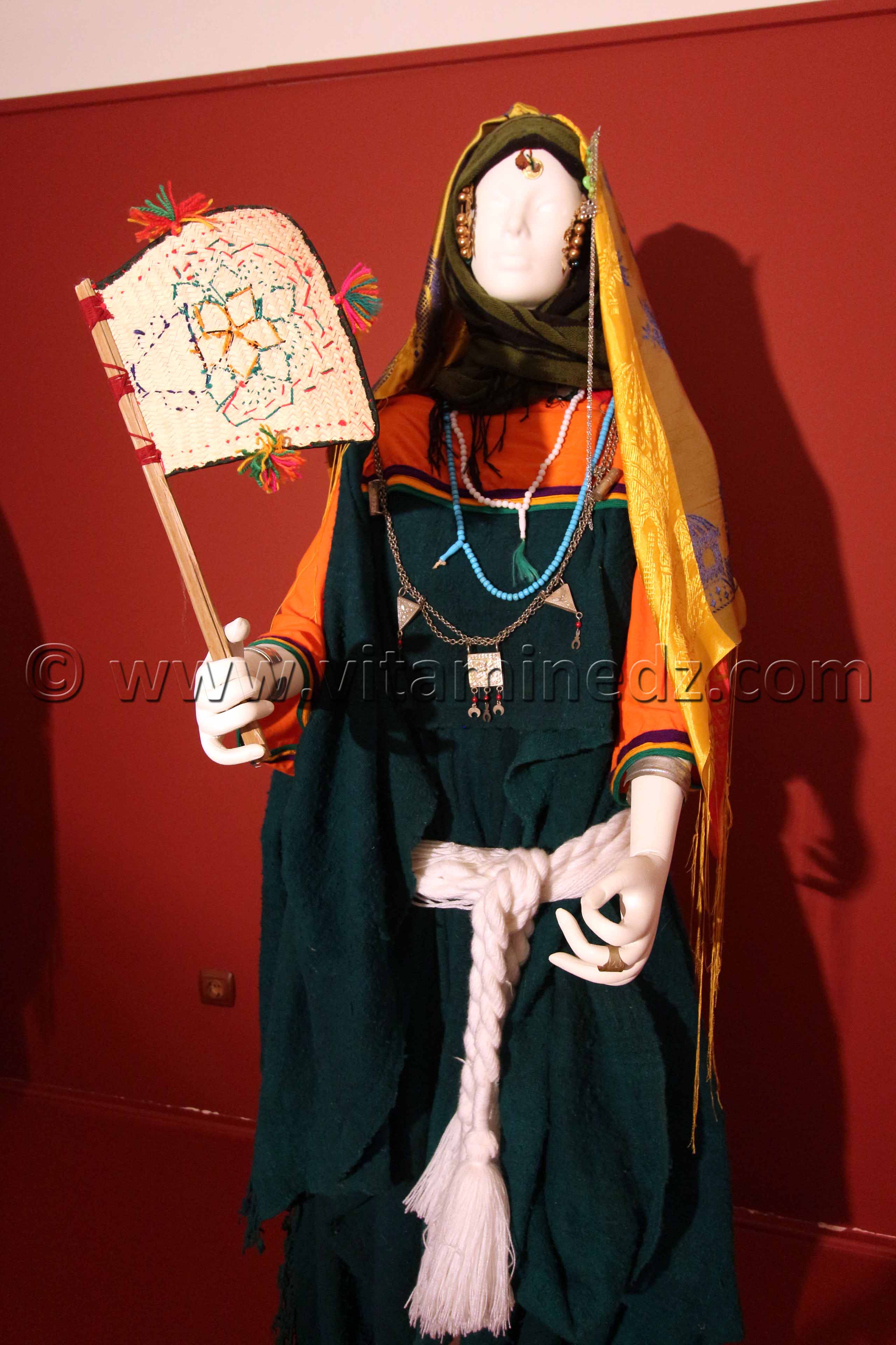 Costume d'une Bedouia, Tlemcen, Centre d'interprétation du costume traditionnel au Mechouar