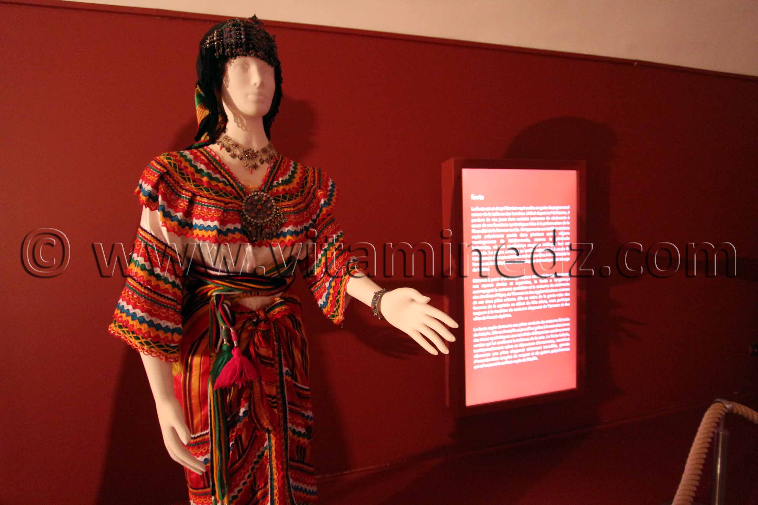 Robe Kabyle, Tlemcen, Centre d'interprétation du costume traditionnel au Mechouar