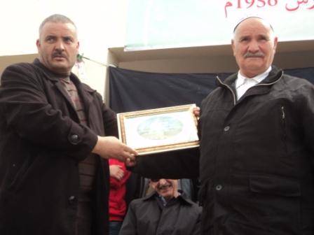 Remise de tableaux d'honneur