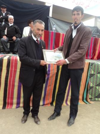 Remise de tableaux d'honneur