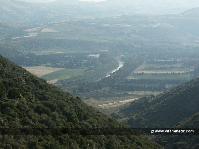 La Tafna vue sommet de la colline 