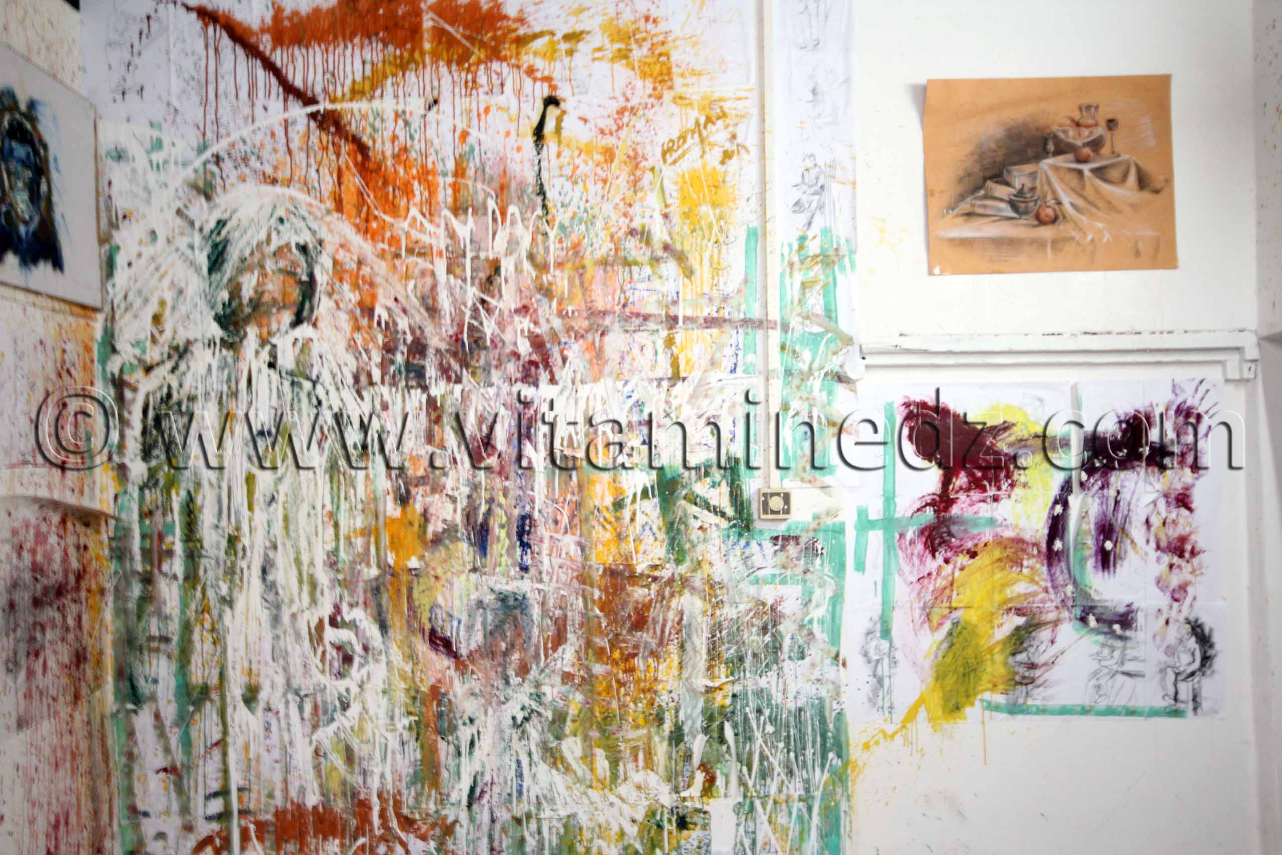 Ecole des Beaux Arts à Tlemcen, aquarelles