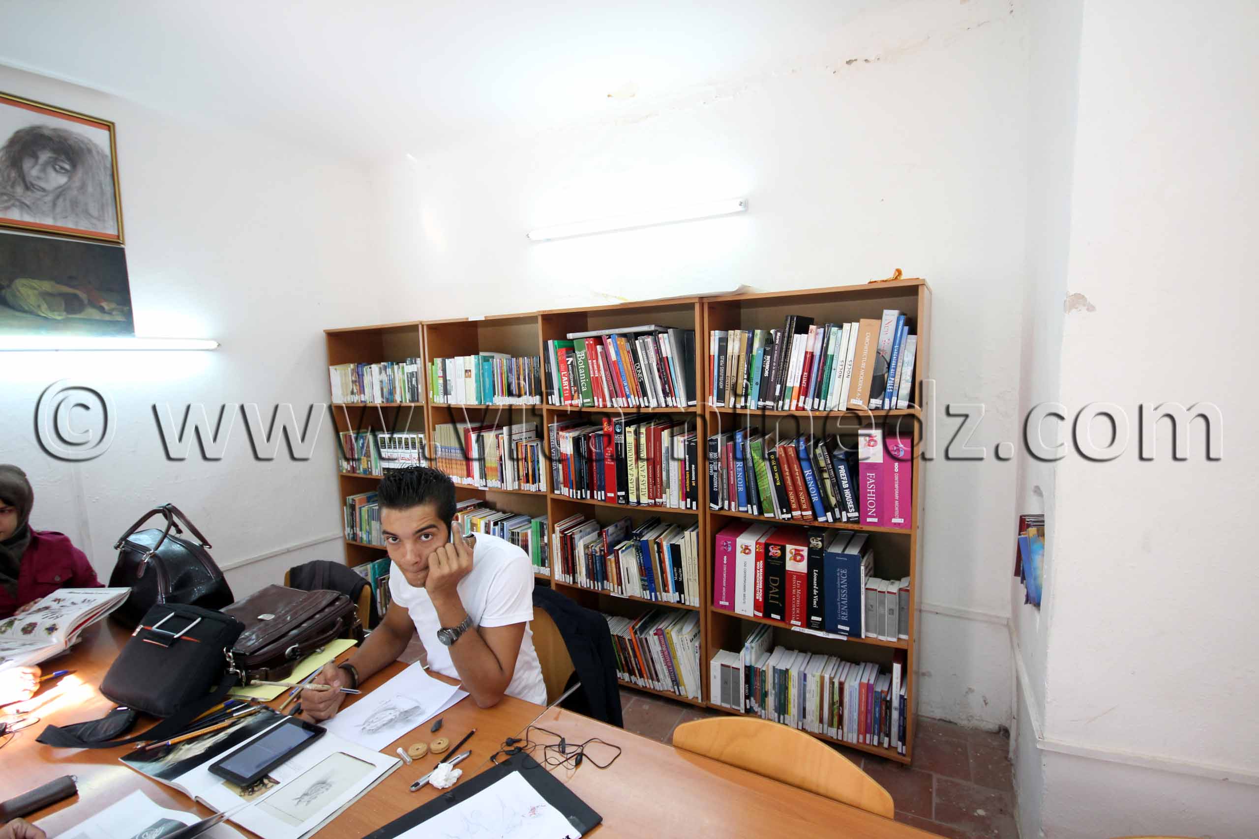 Bibliothèque de l'Ecole des Beaux Arts à Tlemcen