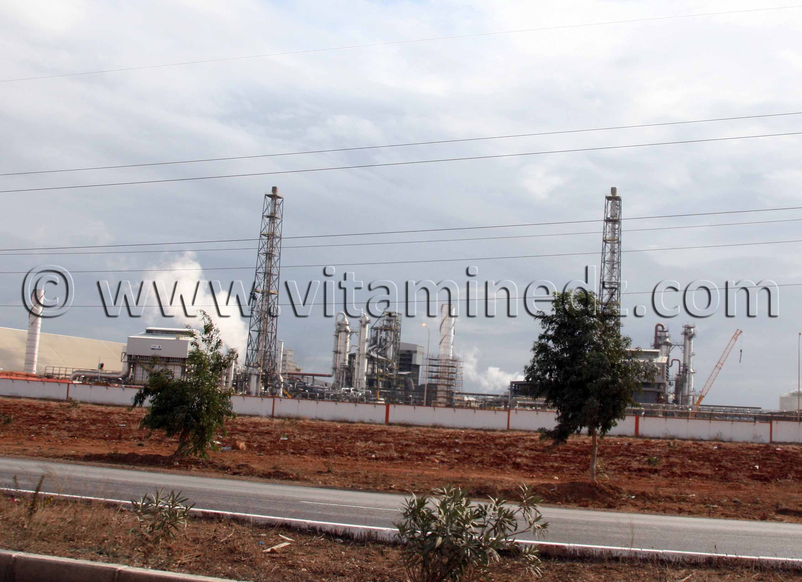 Usine d'ammoniac ORASCOM à Arzew