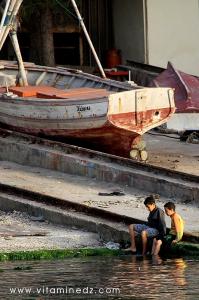 Détente au Port de pêche à Tenes (W. Chlef)
