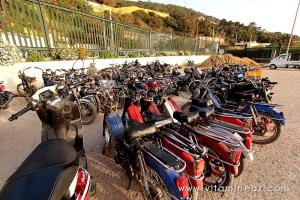 Motos des pêcheurs, Port de pêche à Tenes (W. Chlef)