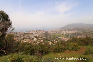 Tenes vue à partir de Mqam Sidi Abdelkader Al Djillani