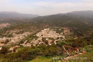 Le vieux Tenes vu de Mqam Sidi Abdelkader Al Djillani