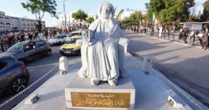 Constantine - La statue de Benbadis enlevée