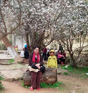 ام ليث وليث في حديقة ابن عكنون