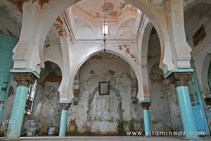 Vue d\'intérieur du Mausolée Sidi Abdelkader Al Jilani (Tlemcen - El Eubbad)