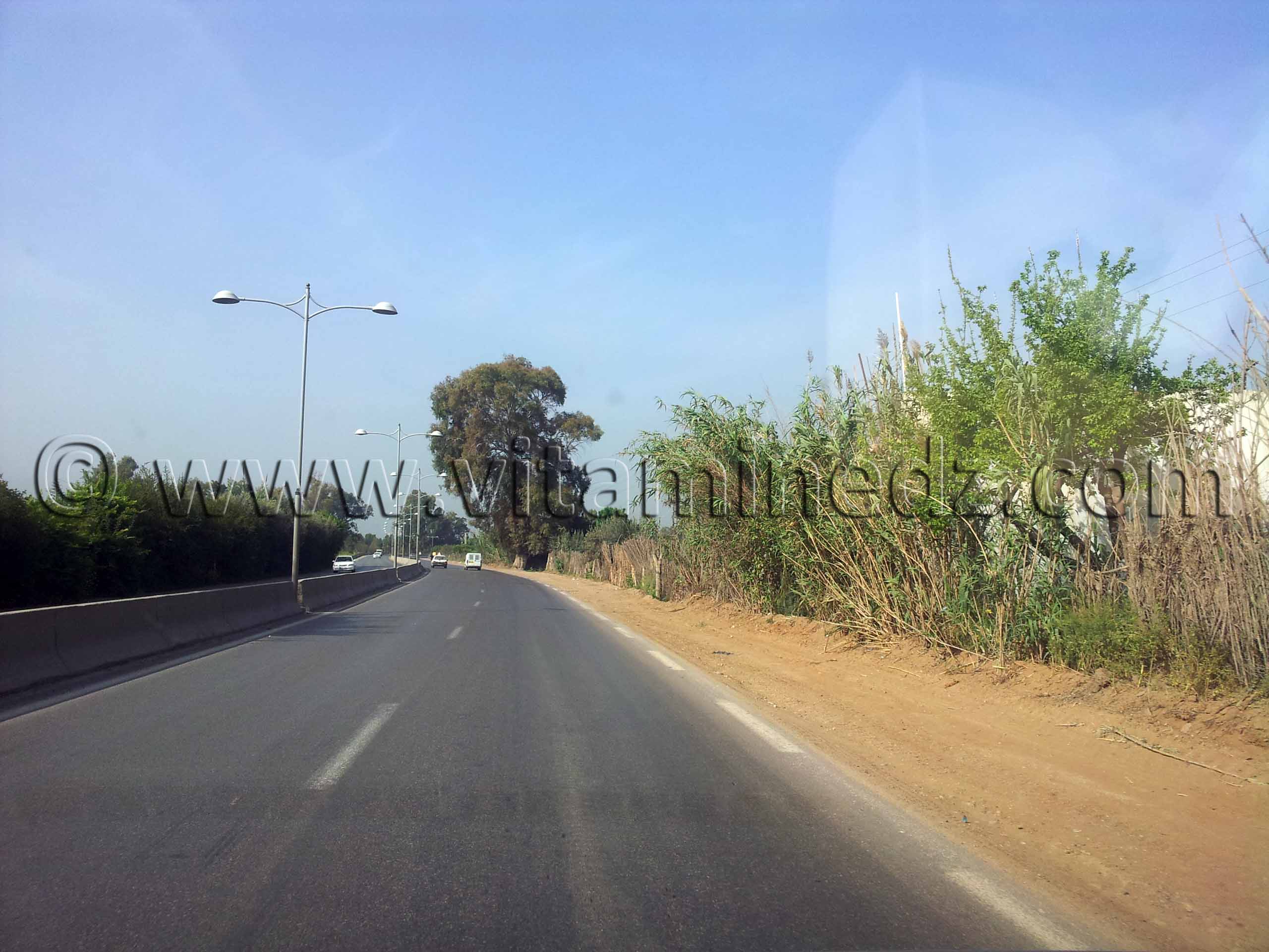 Commune de Chlef, Route Nationale N19 menant vers Tenes