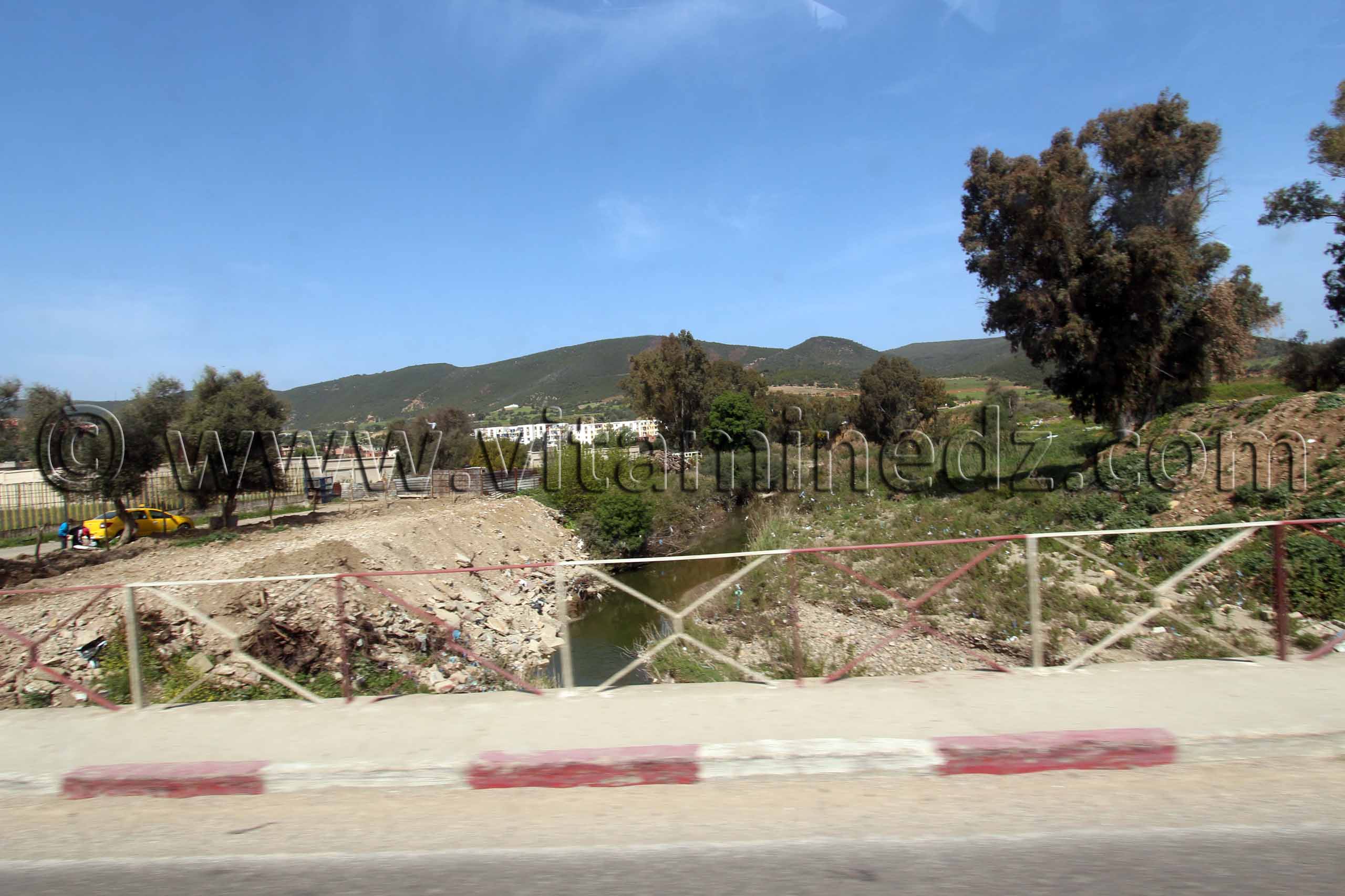 Oued Allala pollué, Commune de Sidi Akkacha (W. Chlef)