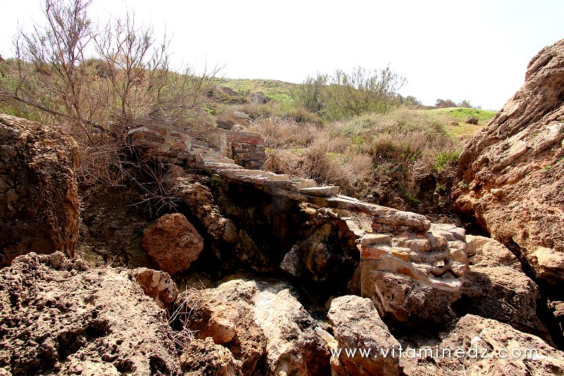 Sur un site naturel, La nécropole phénicienne de Ténes (W. Chlef) tombeaux creusés dans la roche