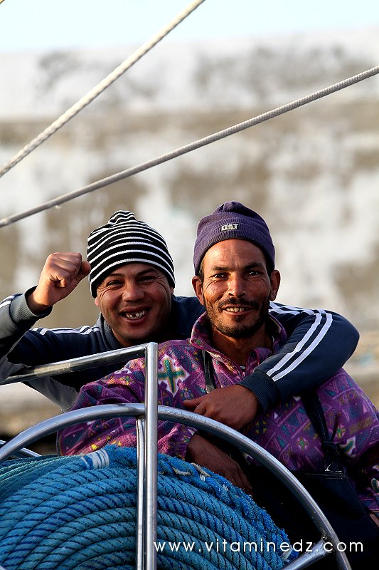 Pêcheurs Port de pêche à Tenes (W. Chlef)