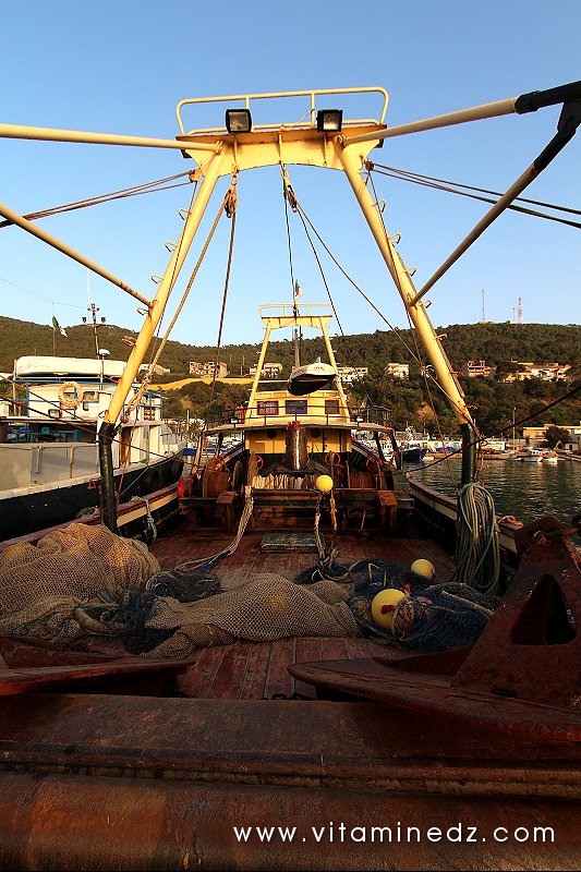 Navire de Pêche au Port de pêche à Tenes (W. Chlef)