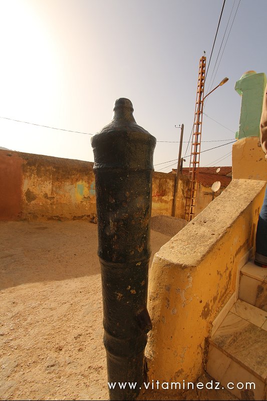 Canon turque a l'entre mosquee sidi Maiza, Tenes Lahdar, (Vieux Tenes) Medina ou Casbah c'est le quartier arabo-andaloux