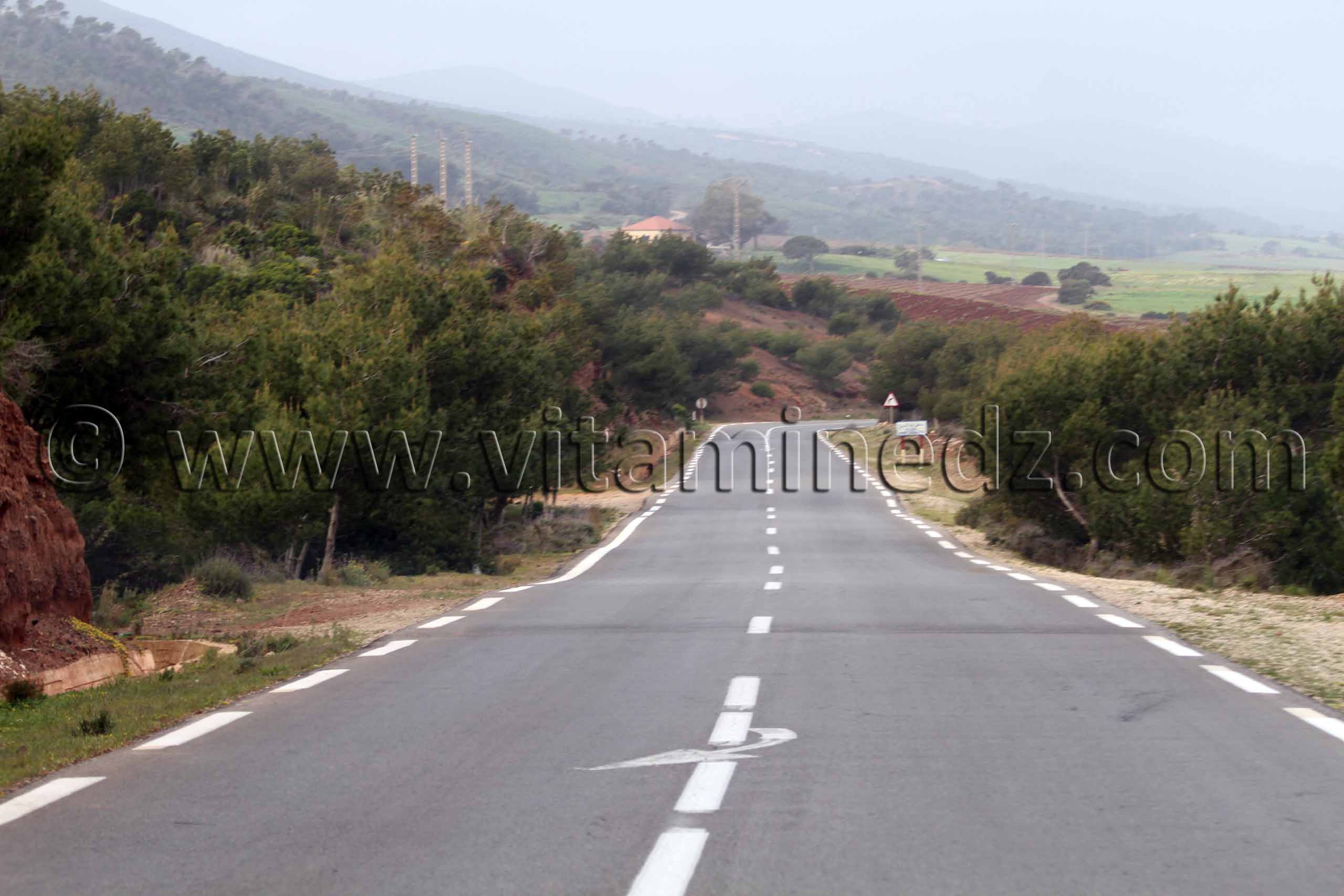 Entrée plage Oued Zebboudj, Commune de Sidi Abderrahmane (W. de Chlef)