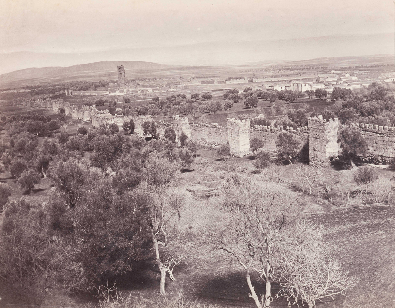 Tlemcen et ses environs. Vue générale. Remparts et vestiges de la Mansourah.