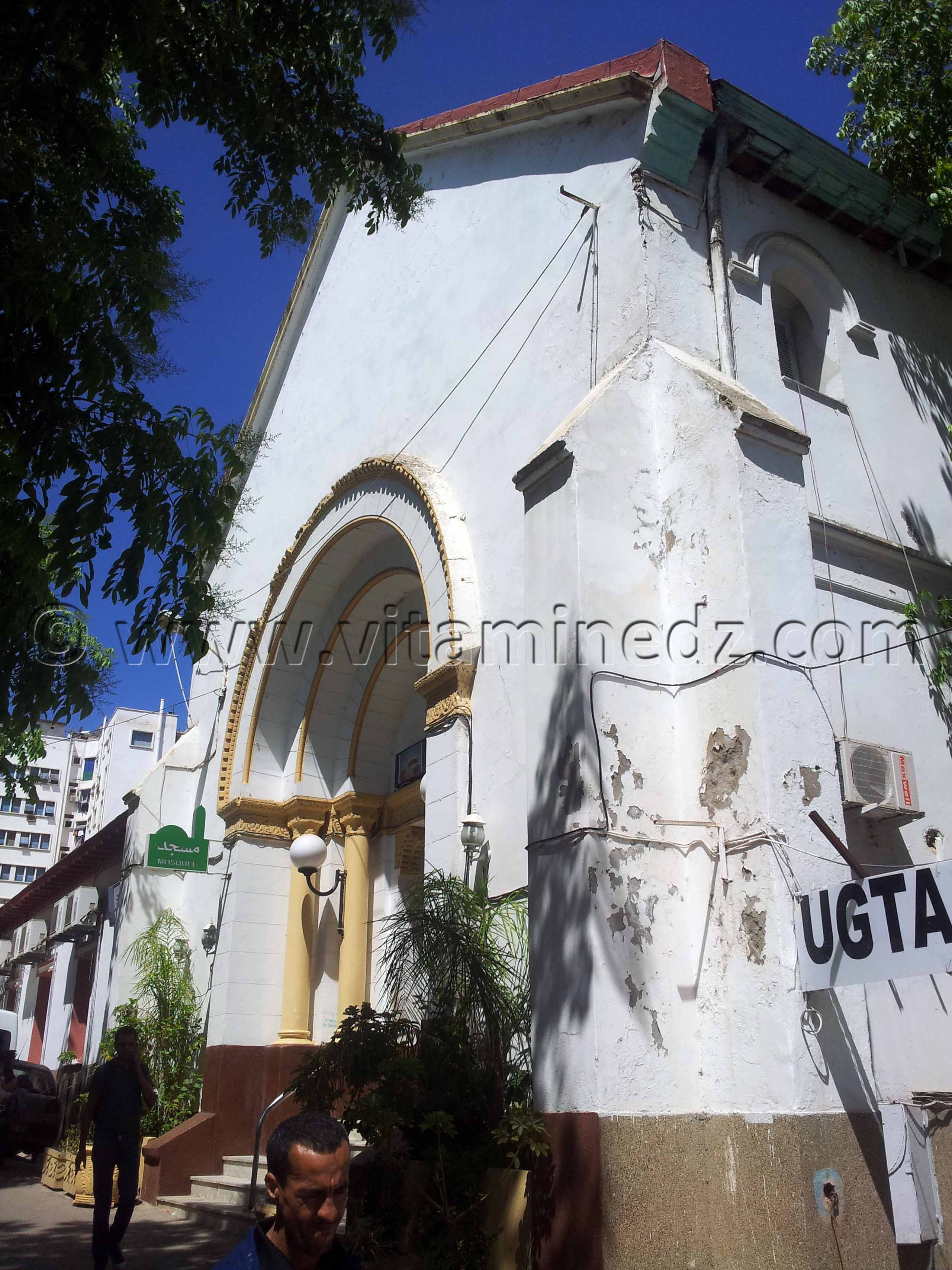 Alger centre, ancienne église convertie en mosquée, à l'intérieur de l'hôpital Mustapha Pacha.
