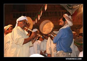 Scène d'une Ziara avec Hadra à Oran