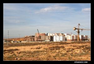 بناء مسرح الهواء الطلق بمدخل تلمسان