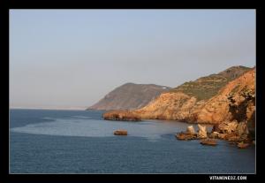 Le littoral bénisafien, au delà de la plage de Sidi Boucif