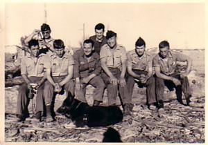 صورة لمجموعة من فرقة94RI الفرنسية بمركز قايس