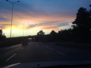 levée du soleil Est d'ALGER