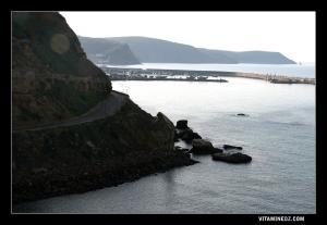 Nouvelle route longeant le port de Béni Saf et menant vers la plage de Sidi Boucif