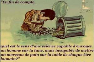 la science et la famine.