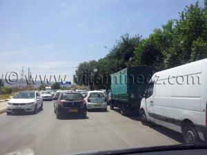 Tlemcen - Encore et toujours les files d\'attentes devant les stations services