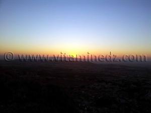 Tlemcen - coucher de soleil vue de Lalla Setti