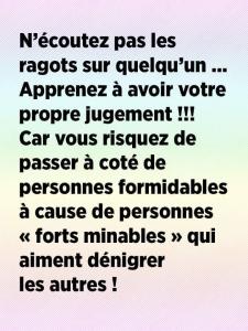 JUGEMENT DE PERSONNES