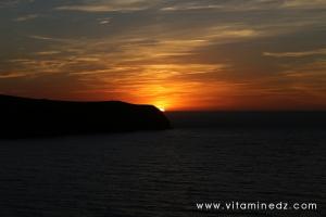 Coucher de soleil, Plage du Sel (Ouled Benayed ou Bhira) Cap Negro