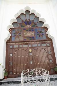 Porte donnant sur la cour interieure - Grande mosquée de Tlemcen